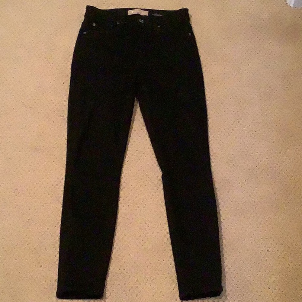 7 for all mankind Aubrey black jeans luxe 26